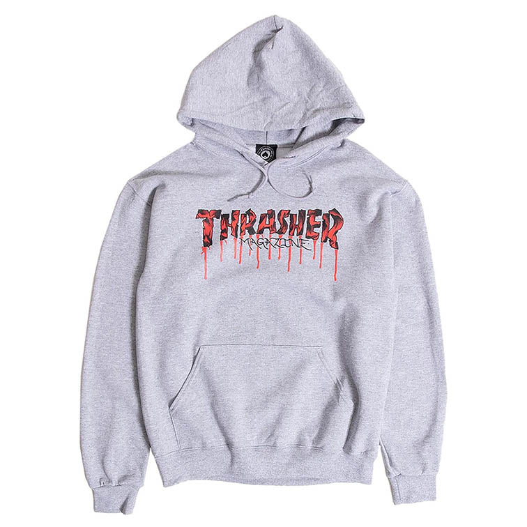 Sudadera Thrasher Blood drip Paradis skate shop Madrid paradis