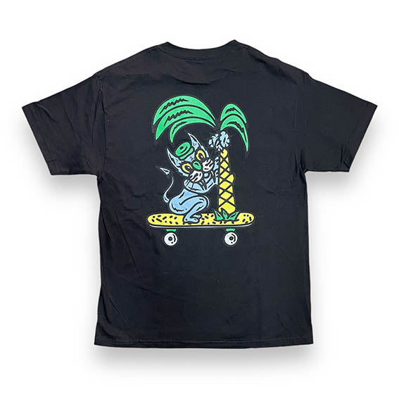 Camiseta Paradis Mad cat negro