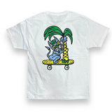 Camiseta Paradis Mad cat blanco