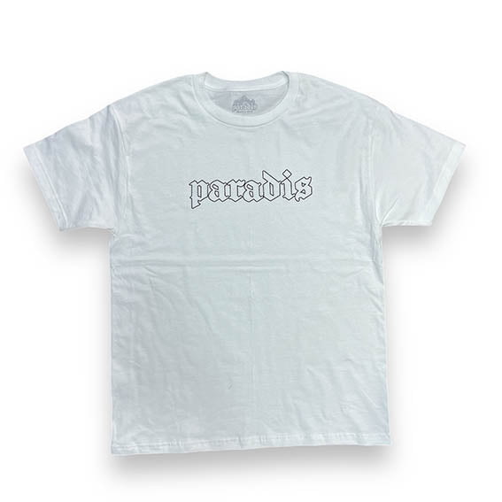 Camiseta Paradis outline blanca