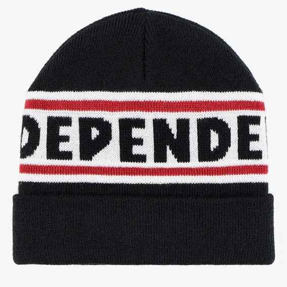 Independent bar logo beanie