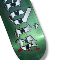 Tabla Paradis Splatter logo emerald 8"