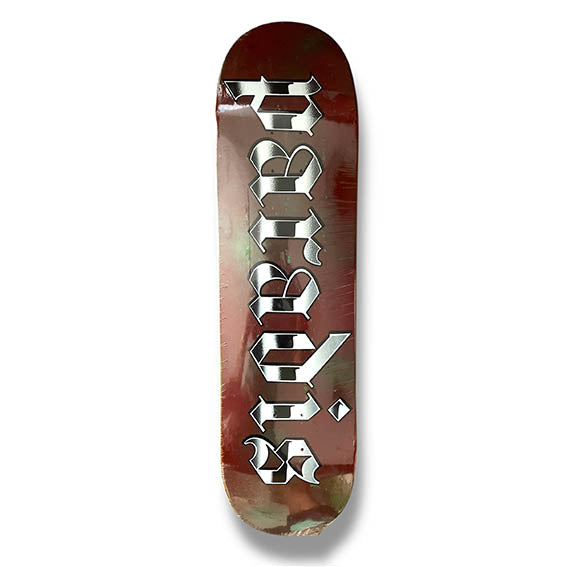 Tabla Paradis Splatter logo blood emerald 8.2"