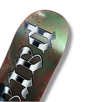Tabla Paradis Splatter logo Emerald Blood 8"