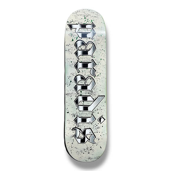 Tabla Paradis Splatter logo Bone emerald 8.3"