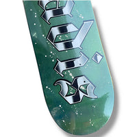 Tabla Paradis Splatter logo emerald bone 8.3"