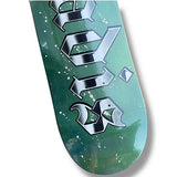 Tabla Paradis Splatter logo emerald bone 8.3"