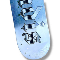 Tabla Paradis Splatter logo Faded Blue white 9"