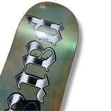 Tabla Paradis Splatter logo Green orange 8.6"