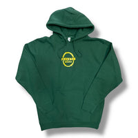 Sudadera capucha Paradis Torn Logo verde
