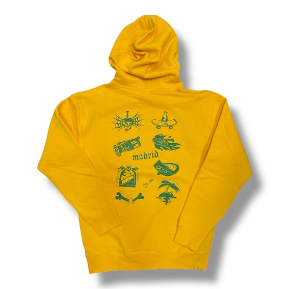 Sudadera capucha Paradis Torn Logo gold