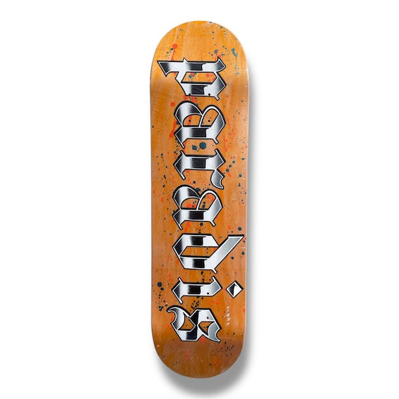 Tabla Paradis Splatter logo sand 8.2"