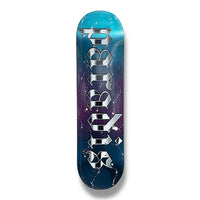Tabla Paradis Splatter logo Metal blue fade 8.1"