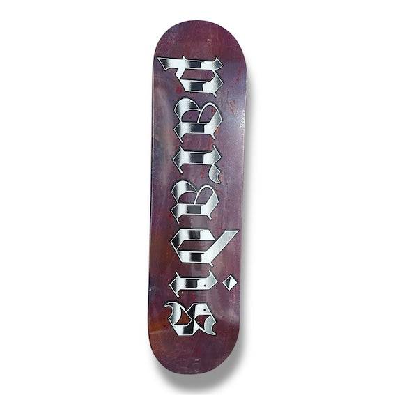 Tabla Paradis Splatter logo Purple blood drops 8.1"