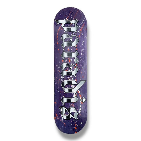 Tabla Paradis Splatter logo Purple rain 8"