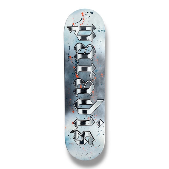Tabla Paradis Splatter logo nebula 8.2"