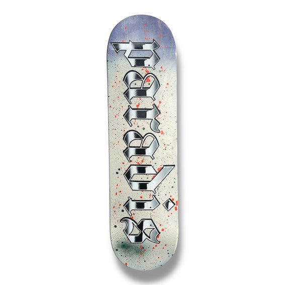Tabla Paradis Splatter logo Bone fade 8.1"