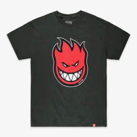 Camiseta Spitfire Bighead fill forest green red