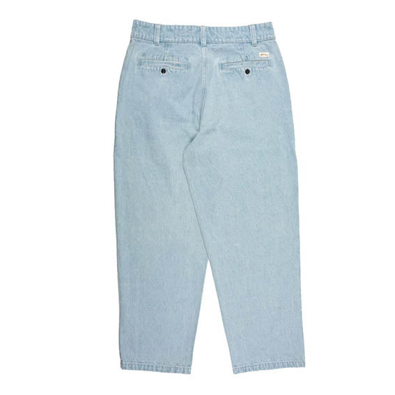 Pantalones Theoris Belvedere pleated denim