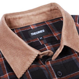 Theoris Cascadia Cord collar flannel black