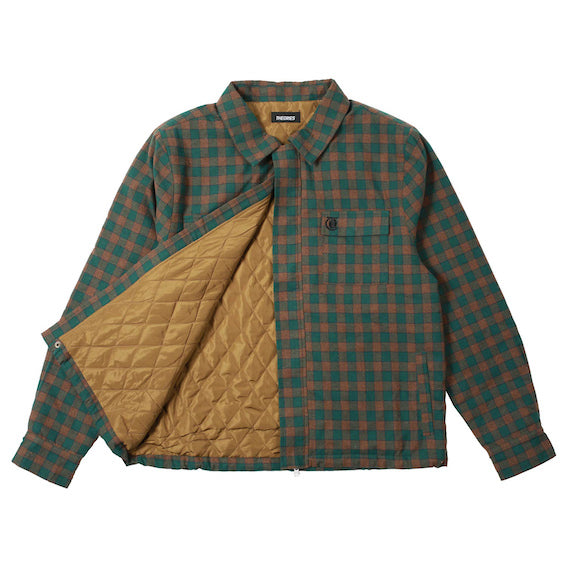 Theoris Lantern Quilted flannel jacket