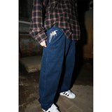 Pantalones Theoris Piano Trap carpintero pana dark blue