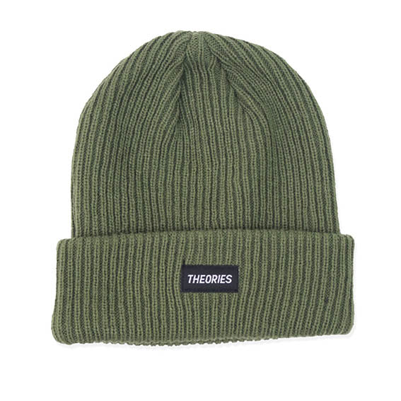 Theoris Stamp label beanie Sage