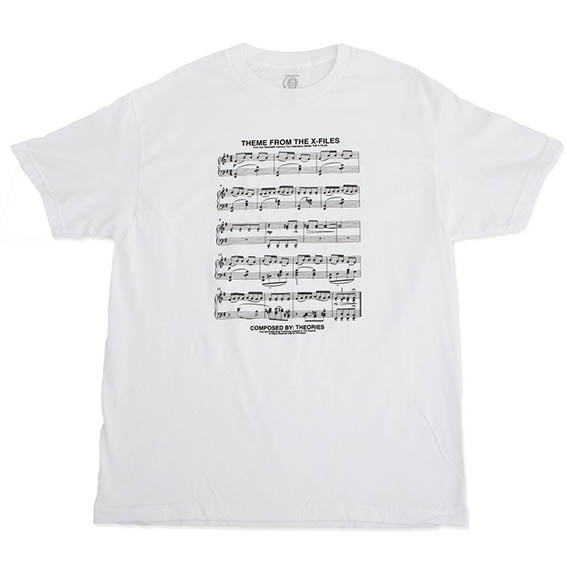 Camiseta Theoris Theme music white