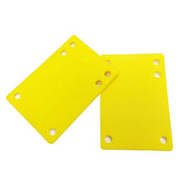 Alzas de goma 1/8" amarillo