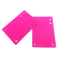 Alzas de goma 1/8" Rosa fluor