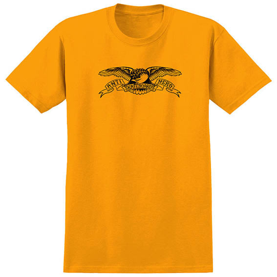 Camiseta Antihero basic eagle gold black