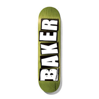Baker Brand logo green venners 8.5"