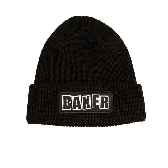Baker Brand Logo BLK Patch Beanie