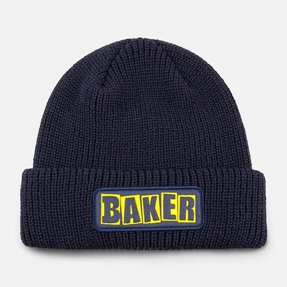 Baker Brand Logo yellow Patch Beanie
