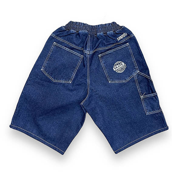 Pantalones cortos Plags vaquero azul oscuro