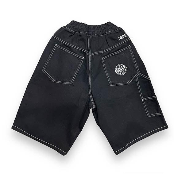 Pantalones cortos Plags vaquero negro