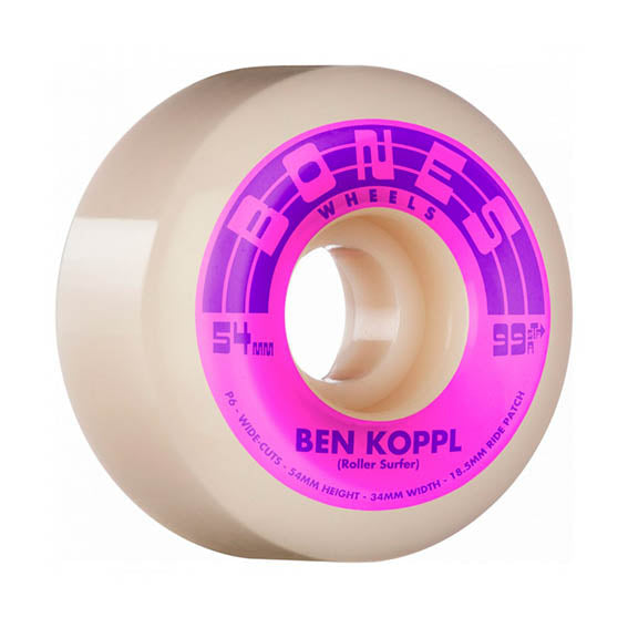 Ruedas Bones Ruedas Bones Ben Koppl Rollersurfer (STF) 54mm 99A