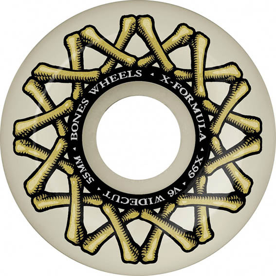 Ruedas Bones XF X-Formula™ (XF) V6 Wide-Cut - 55mm 99A