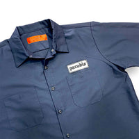 Camisa Paradis worker azul oscuro