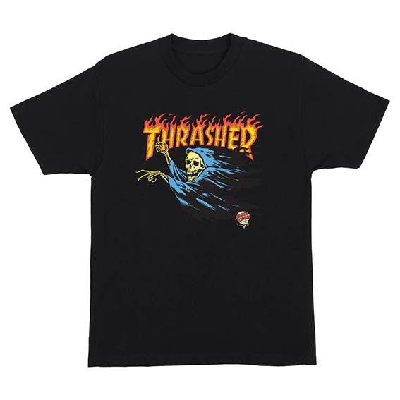 Camiseta Thrasher X Santa Cruz Obrien reaper negra