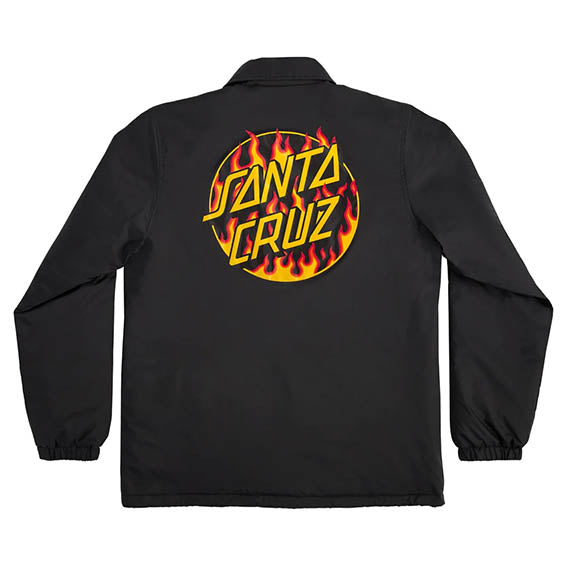 Chaqueta Thrasher X Santa Cruz flame dot coach