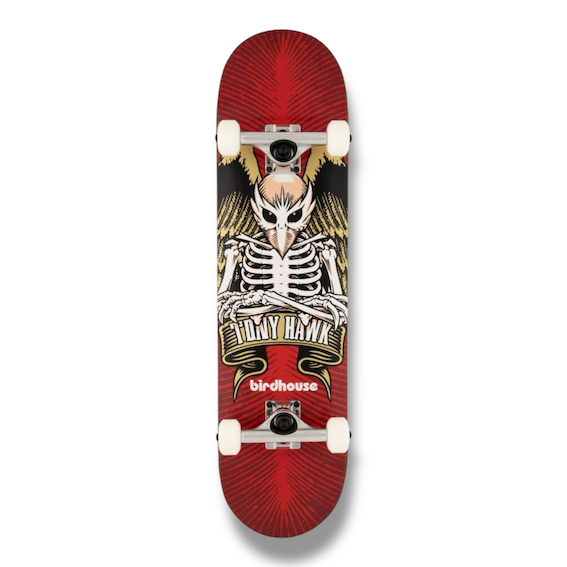 Completo Birdhouse Hawk Icon Red 8"