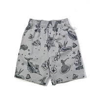 Cookman Chef Short Pants - Old Tattoo : Gray