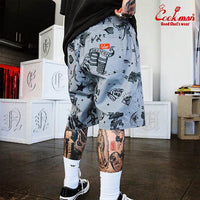 Cookman Chef Short Pants - Old Tattoo : Gray