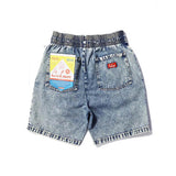 Cookman Chef Short Pants - Snow Washed Denim: Blue