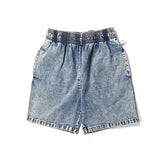 Cookman Chef Short Pants - Snow Washed Denim: Blue