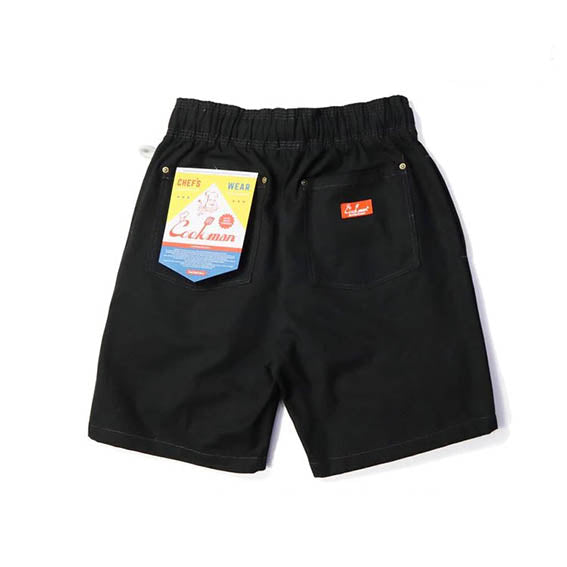 Cookman Chef Short Pants - Front pocket - Black
