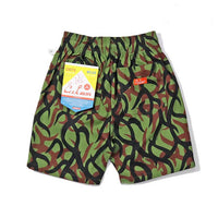Cookman Chef Short Pants - Tribal camo olive