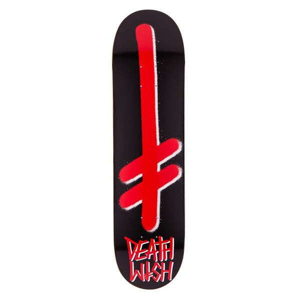 Tabla Deathwish Gang logo black red 8.6"