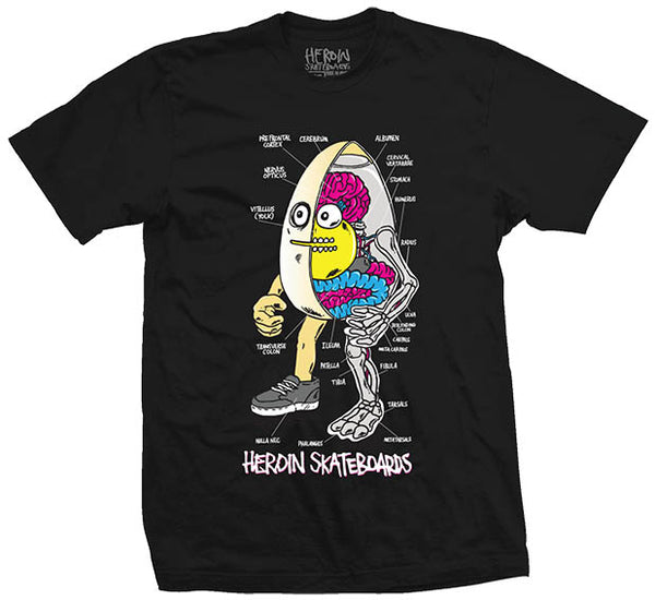 Camiseta Heroin Anatomy of an egg
